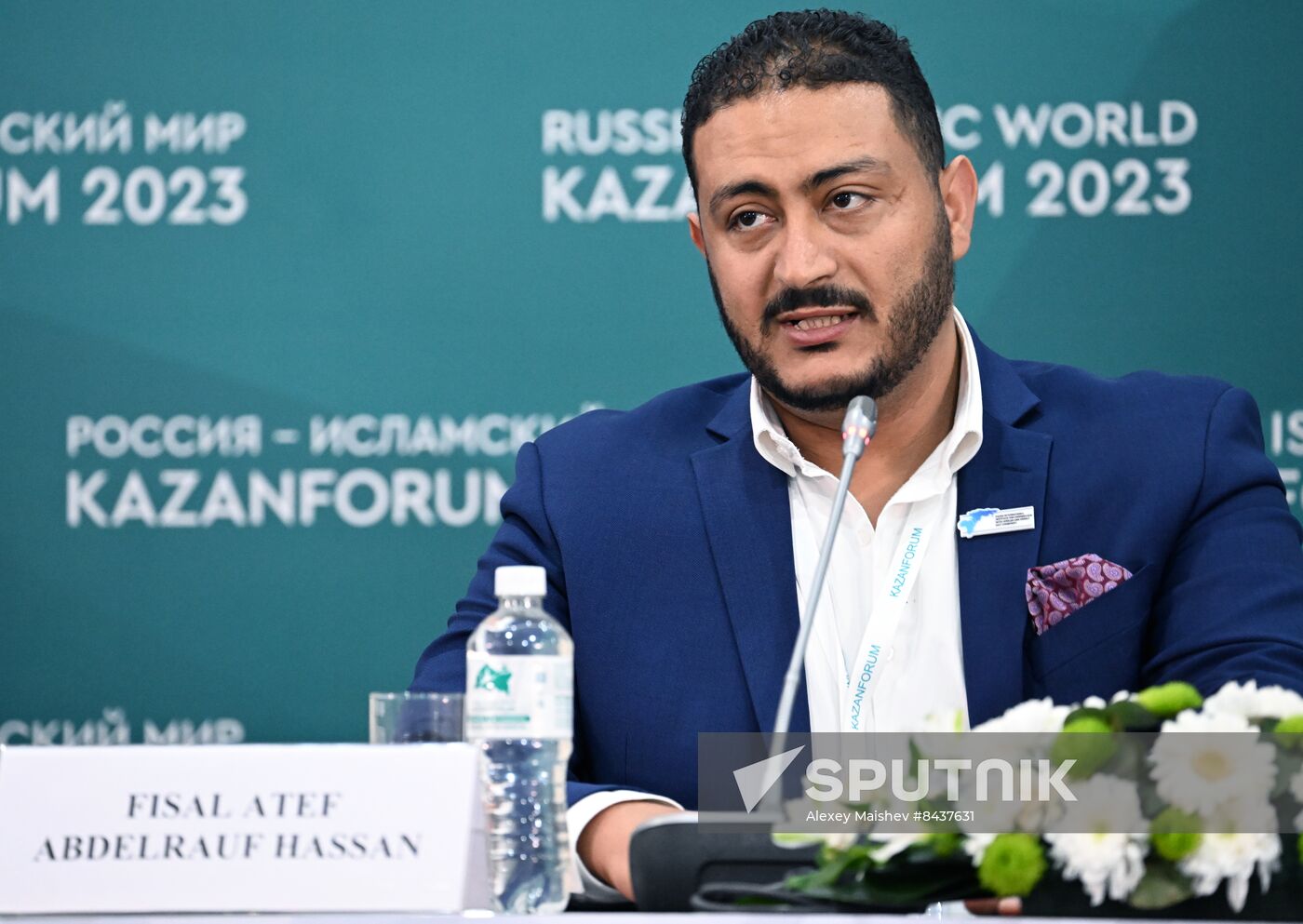 KAZANFORUM 2023. News conference of the Association of Islamic Countries in Hockey