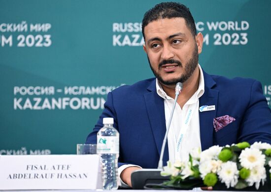 KAZANFORUM 2023. News conference of the Association of Islamic Countries in Hockey