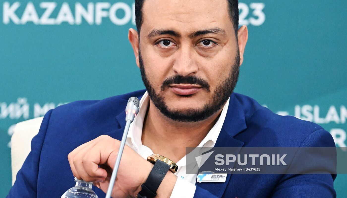KAZANFORUM 2023. News conference of the Association of Islamic Countries in Hockey