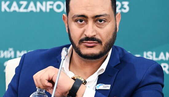 KAZANFORUM 2023. News conference of the Association of Islamic Countries in Hockey