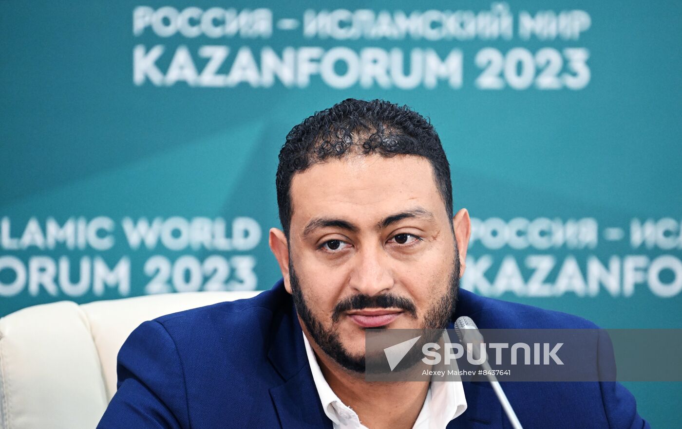 KAZANFORUM 2023. News conference of the Association of Islamic Countries in Hockey