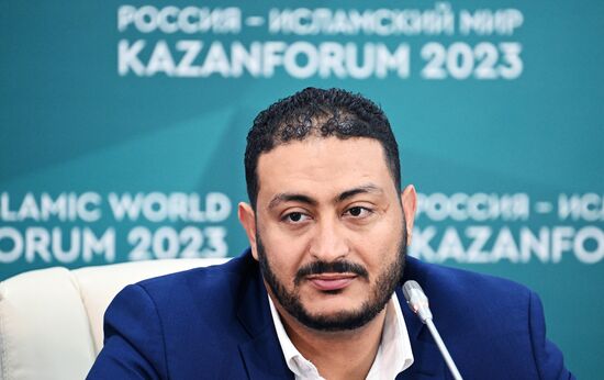 KAZANFORUM 2023. News conference of the Association of Islamic Countries in Hockey