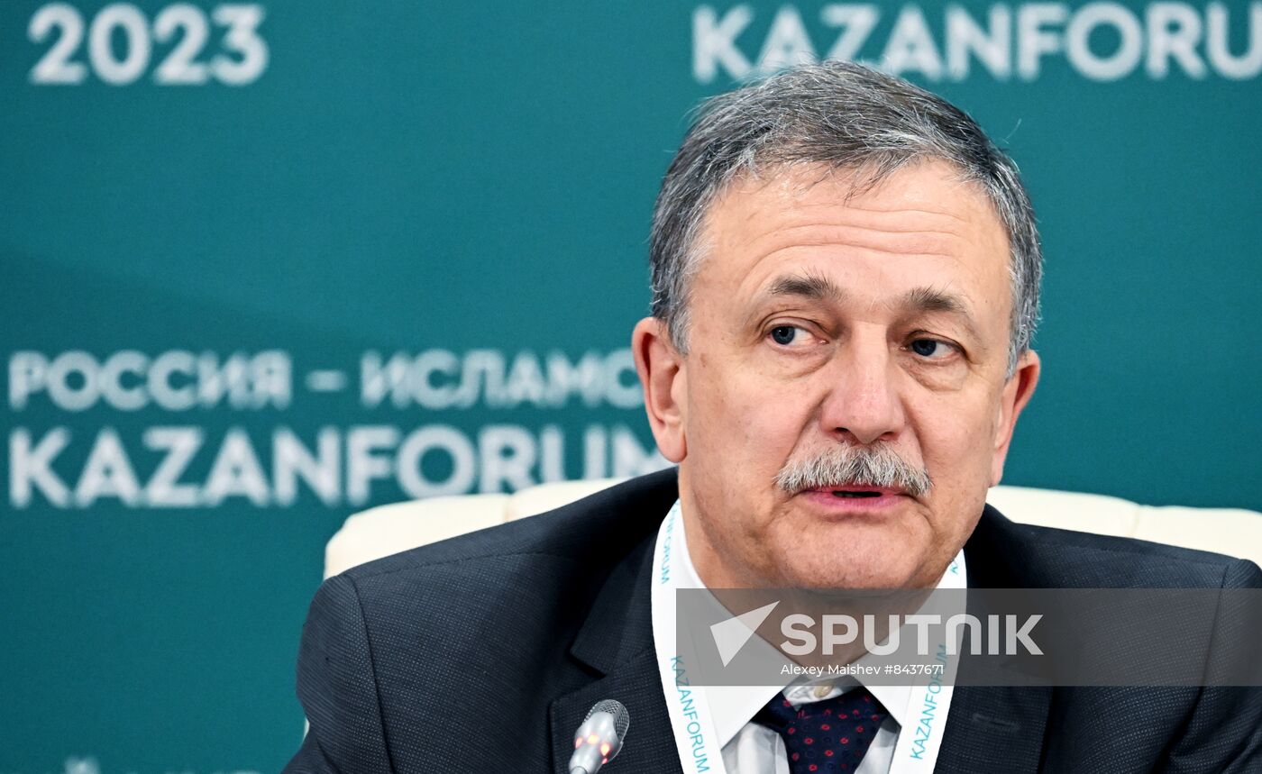 KAZANFORUM 2023. News conference, Modern Challenges and New Partnerships: Outlook for Customs Regulation in EAEU