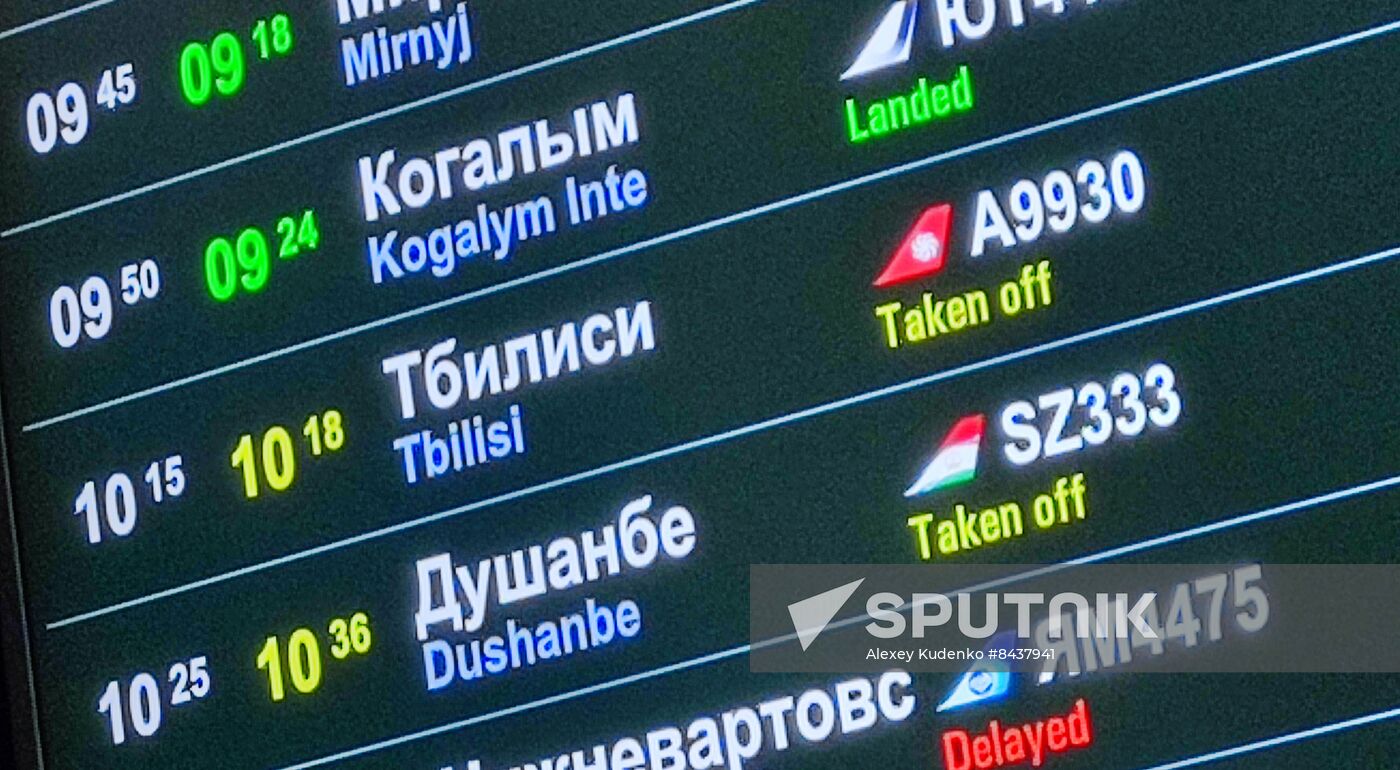 Russia Georgia Flights Resumption