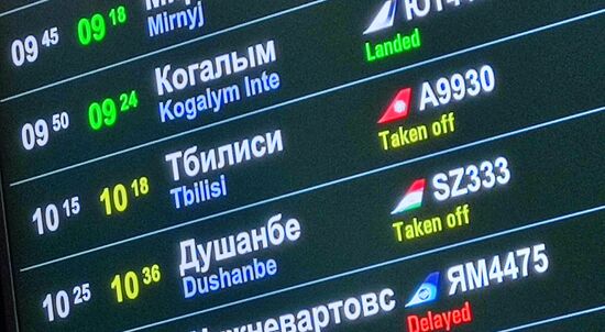 Russia Georgia Flights Resumption