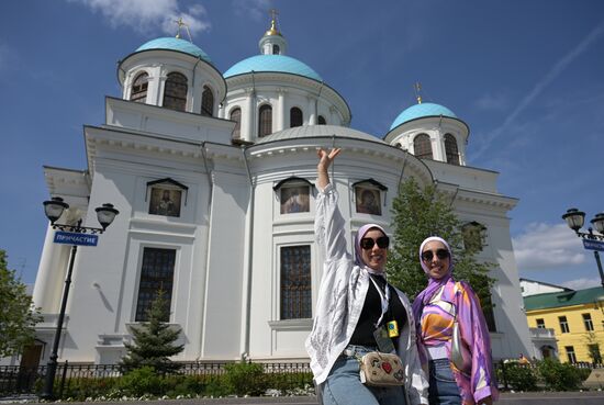 KAZANFORUM 2023. Sightseeing tour of Kazan