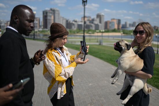 KAZANFORUM 2023. Sightseeing tour of Kazan