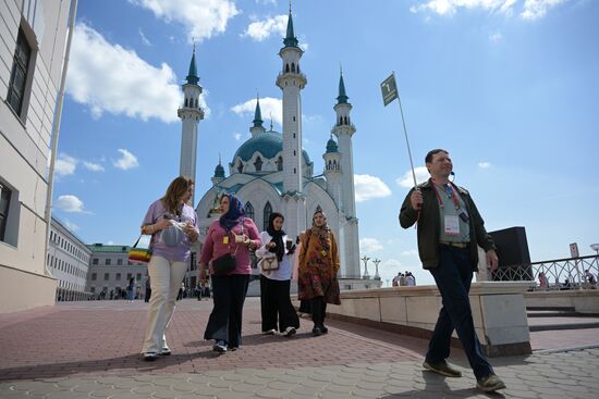 KAZANFORUM 2023. Sightseeing tour of Kazan