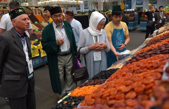 KAZANFORUM 2023. World Congress of Tatars participants visit Russia Halal Market