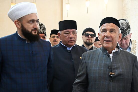 KAZANFORUM 2023. Head of Tatarstan Rustam Minnikhanov attends Izge Bolgar Zhyeny Festival