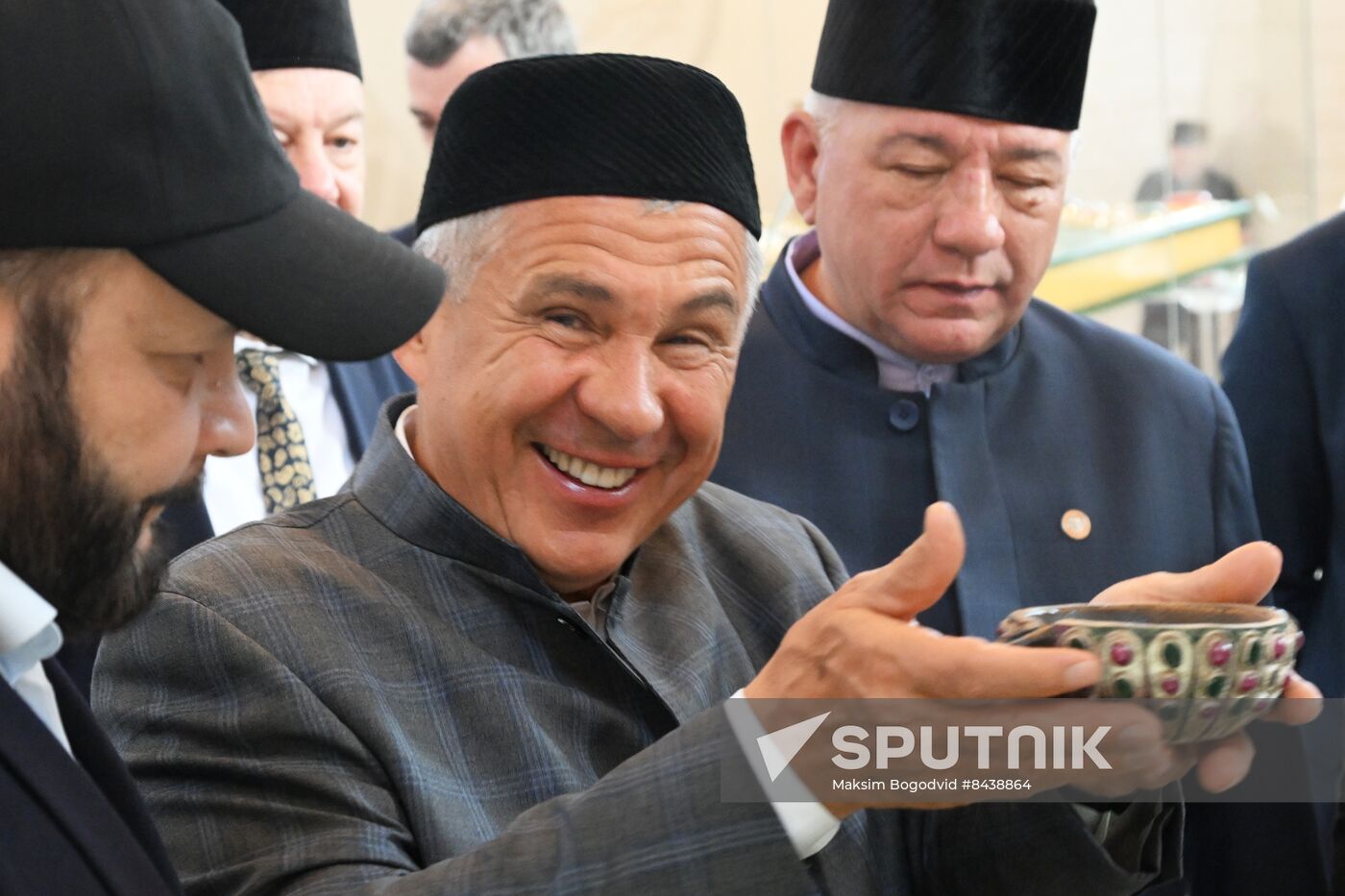 KAZANFORUM 2023. Head of Tatarstan Rustam Minnikhanov attends Izge Bolgar Zhyeny Festival