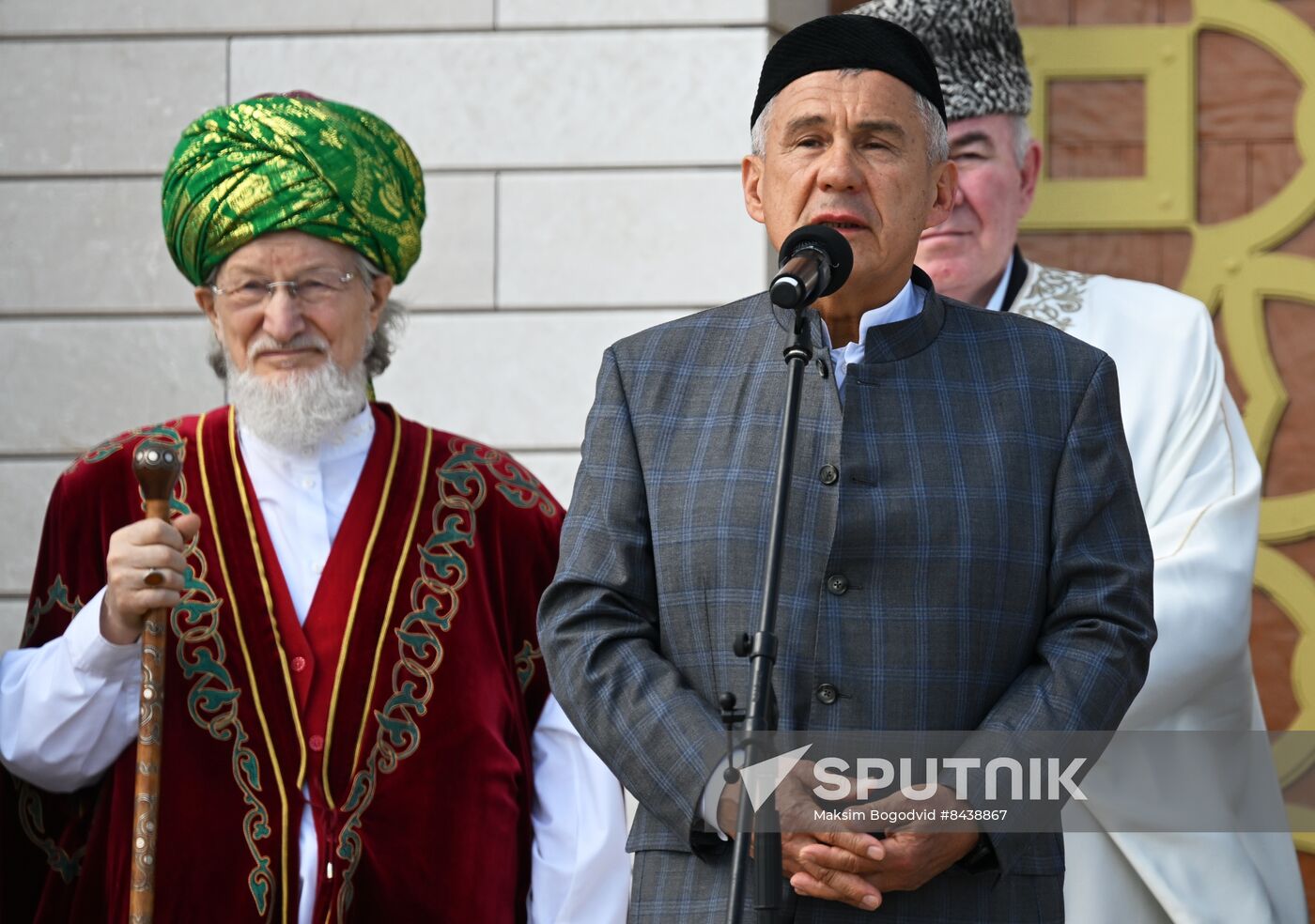 KAZANFORUM 2023. Head of Tatarstan Rustam Minnikhanov attends Izge Bolgar Zhyeny Festival