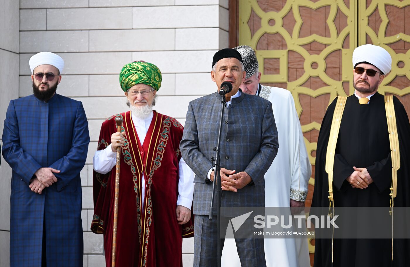 KAZANFORUM 2023. Head of Tatarstan Rustam Minnikhanov attends Izge Bolgar Zhyeny Festival