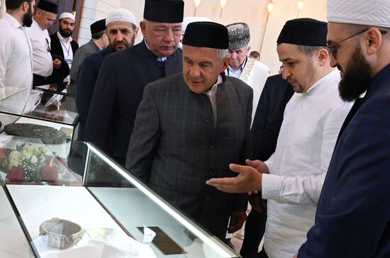 KAZANFORUM 2023. Head of Tatarstan Rustam Minnikhanov attends Izge Bolgar Zhyeny Festival