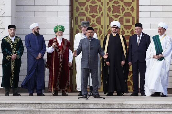 KAZANFORUM 2023. Head of Tatarstan Rustam Minnikhanov attends Izge Bolgar Zhyeny Festival