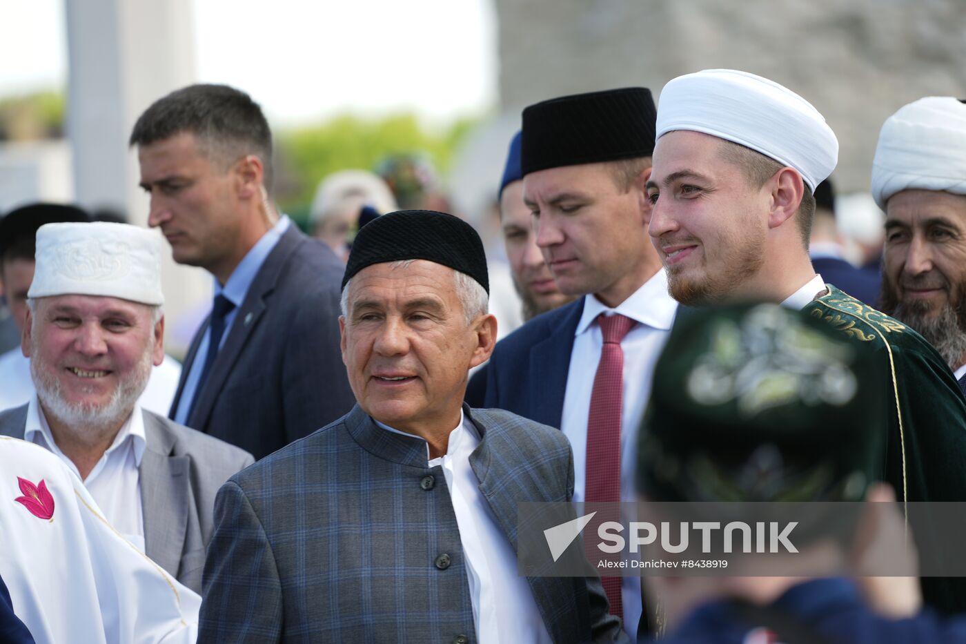 KAZANFORUM 2023. Head of Tatarstan Rustam Minnikhanov attends Izge Bolgar Zhyeny Festival