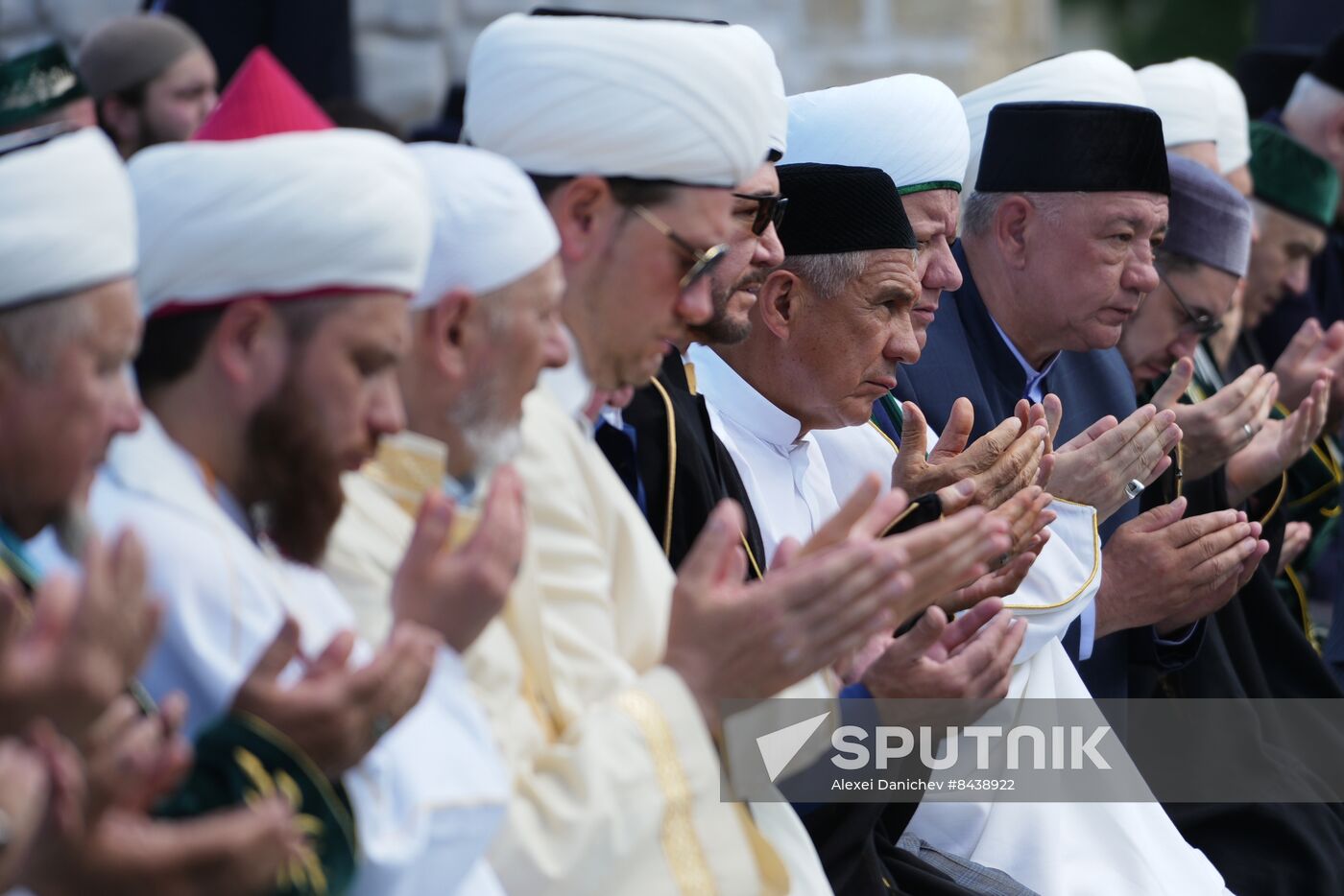 KAZANFORUM 2023. Head of Tatarstan Rustam Minnikhanov attends Izge Bolgar Zhyeny Festival
