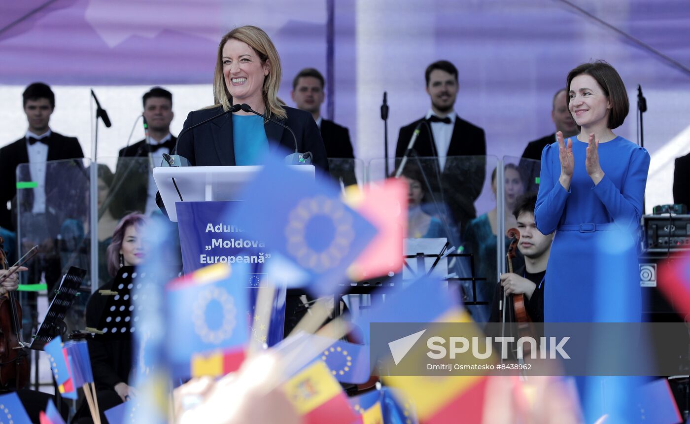 Moldova Politics Rally