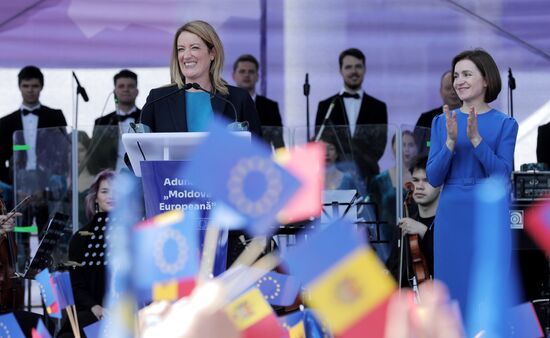 Moldova Politics Rally