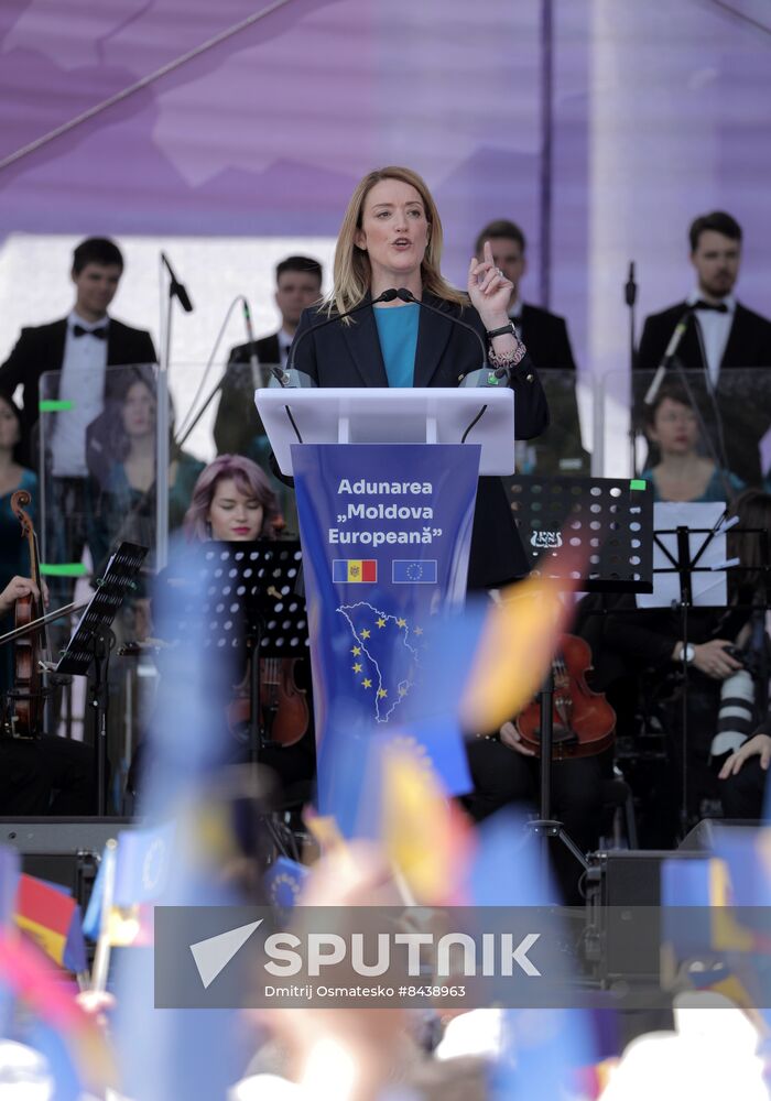 Moldova Politics Rally