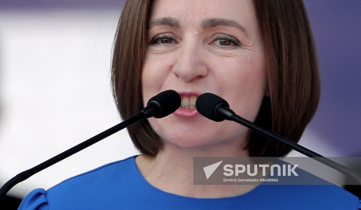 Moldova Politics Rally