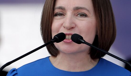 Moldova Politics Rally