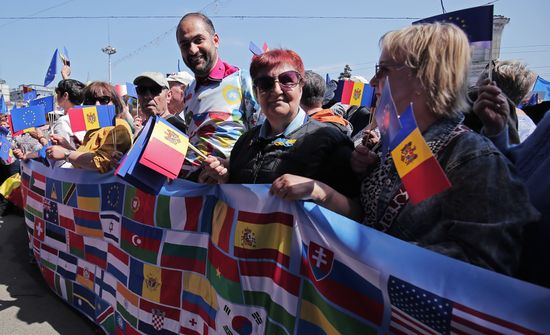 Moldova Politics Rally