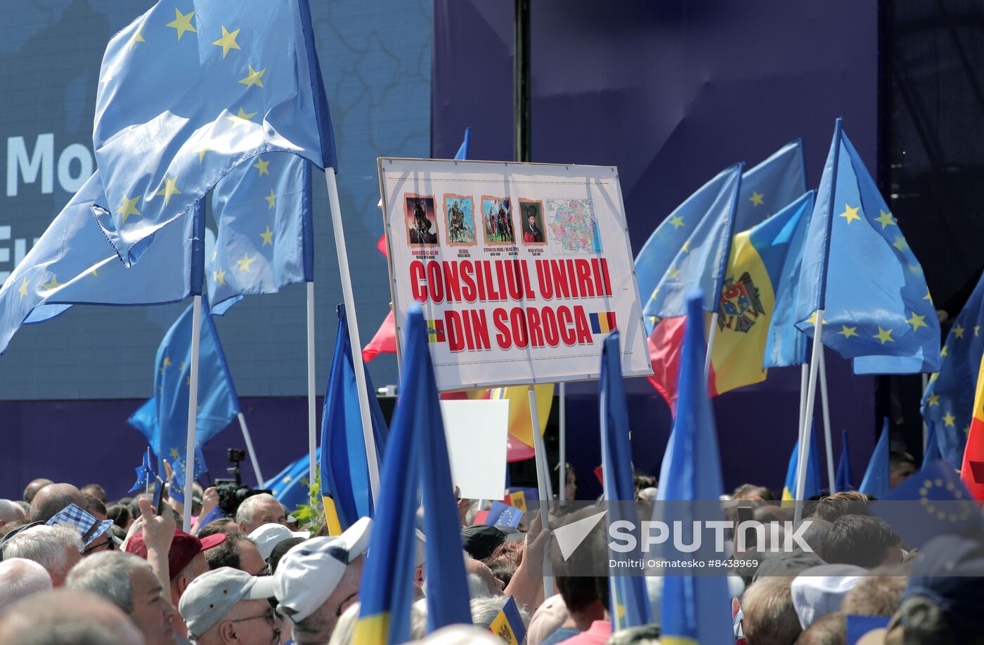 Moldova Politics Rally