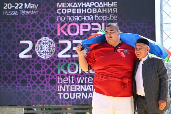 KAZANFORUM 2023. Head of Tatarstan Rustam Minnikhanov attends Izge Bolgar Zhyeny Festival