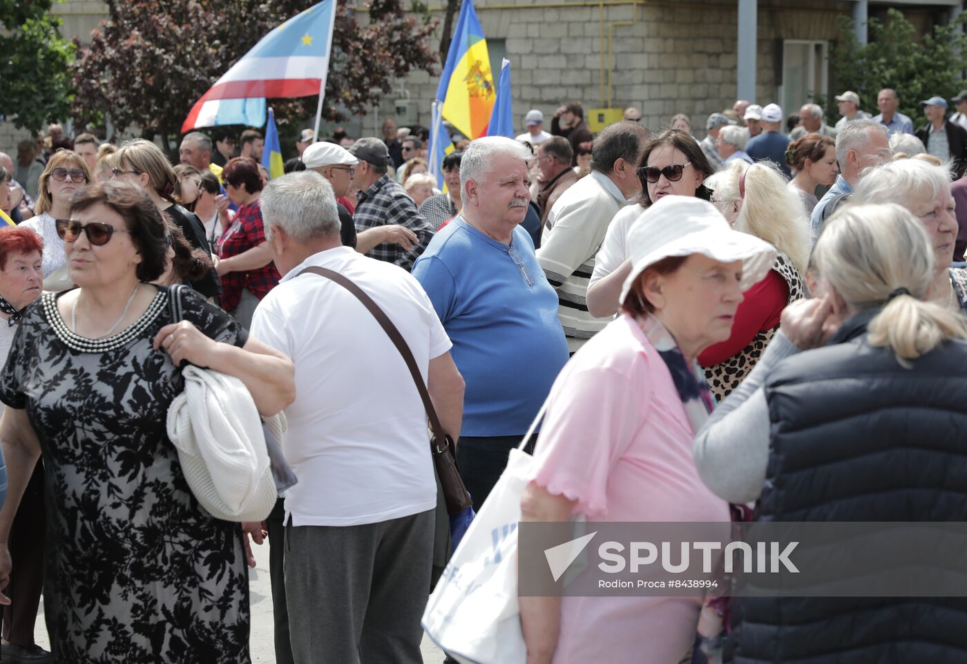 Moldova Politics Opposition Rally