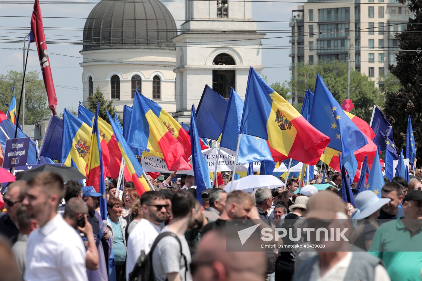 Moldova Politics Rally