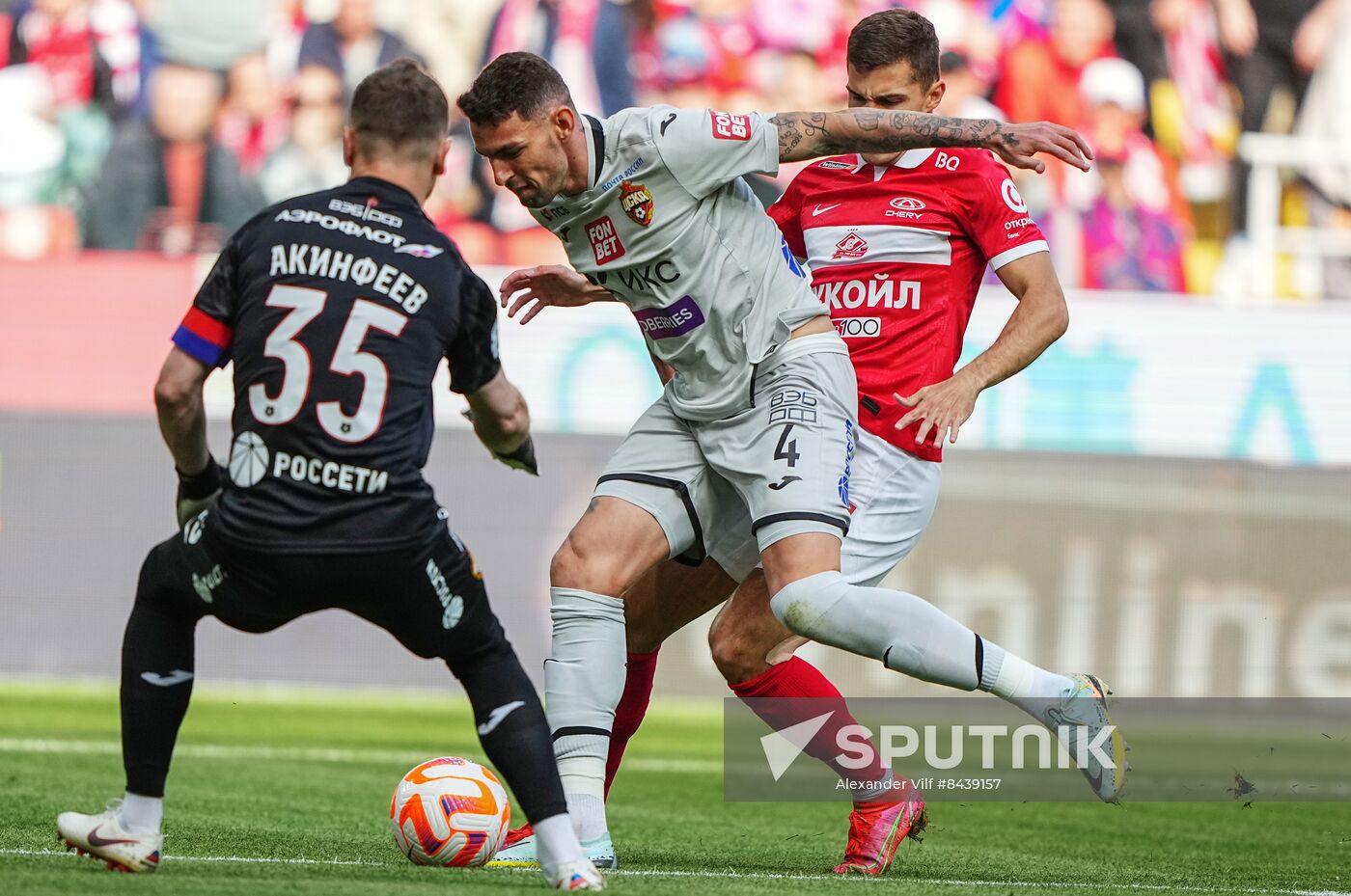 Russia Soccer Premier-League Spartak - CSKA