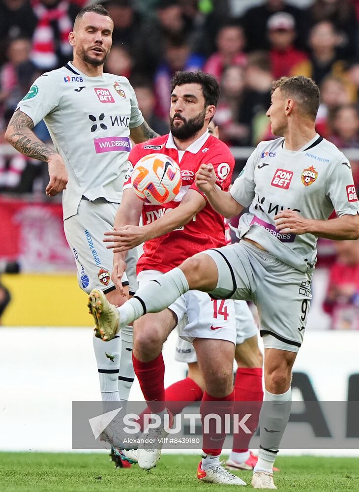 Russia Soccer Premier-League Spartak - CSKA