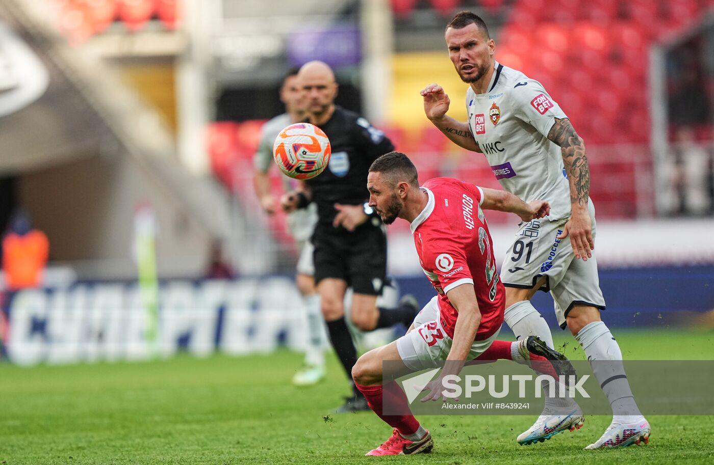 Russia Soccer Premier-League Spartak - CSKA