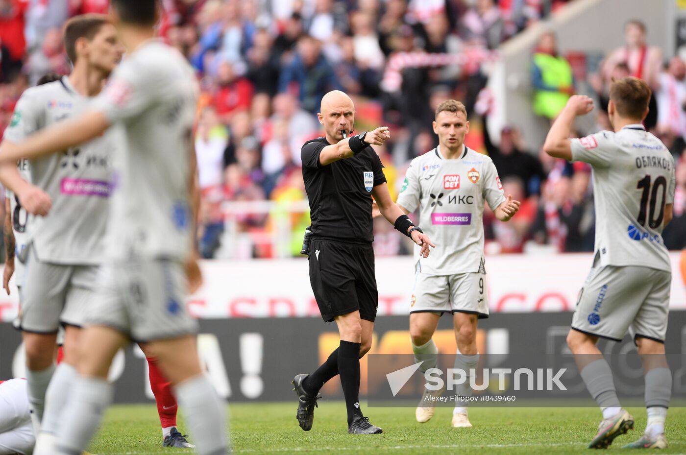 Russia Soccer Premier-League Spartak - CSKA