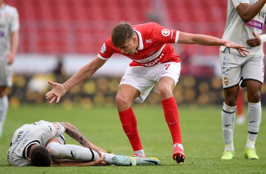 Russia Soccer Premier-League Spartak - CSKA