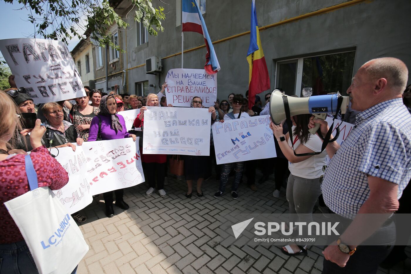 Moldova Gagauzia Governor Rally