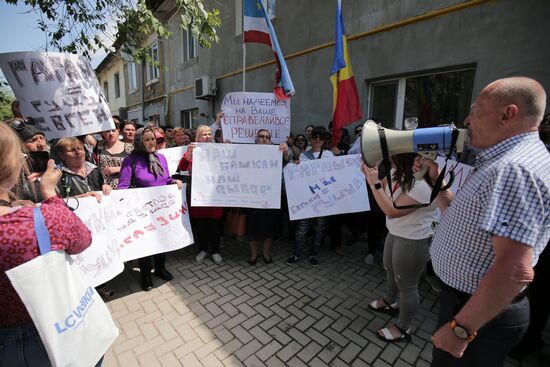 Moldova Gagauzia Governor Rally