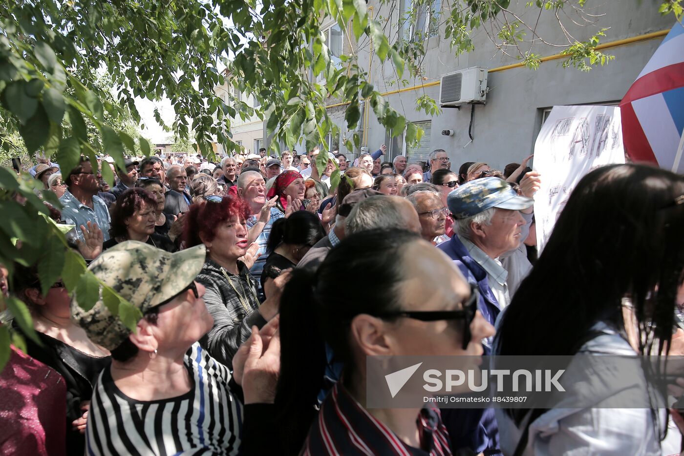 Moldova Gagauzia Governor Rally