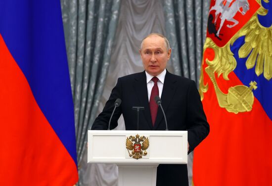 Russia Putin State Awards Presentation
