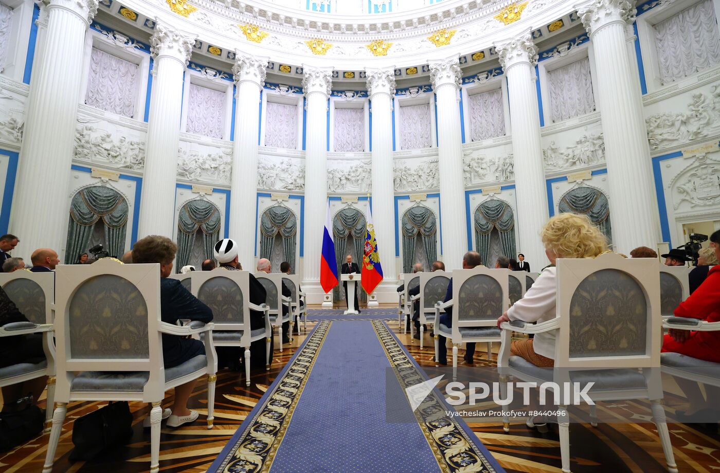 Russia Putin State Awards Presentation