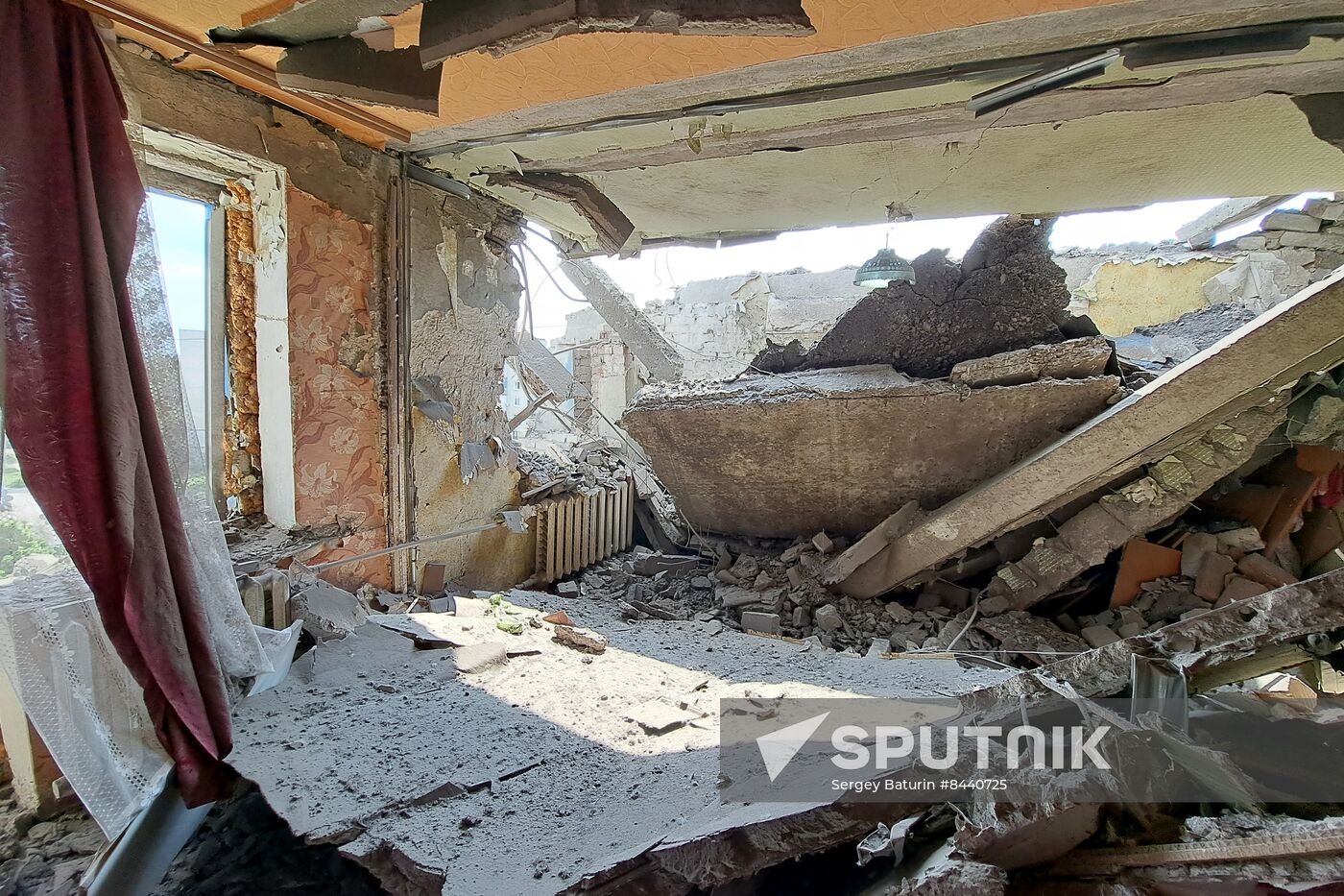 Russia Ukraine Military Operation Shelling