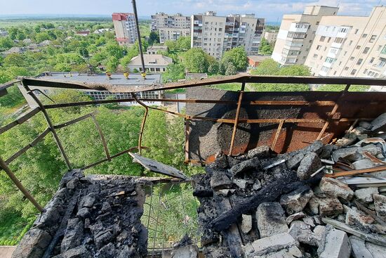 Russia Ukraine Military Operation Shelling