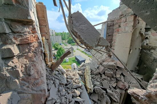 Russia Ukraine Military Operation Shelling