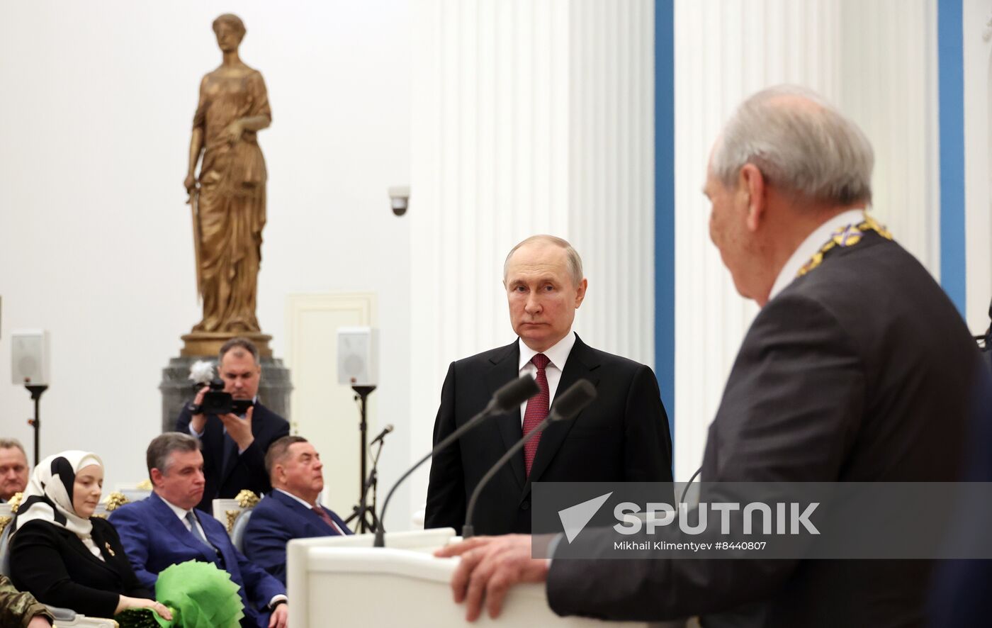 Russia Putin State Awards Presentation