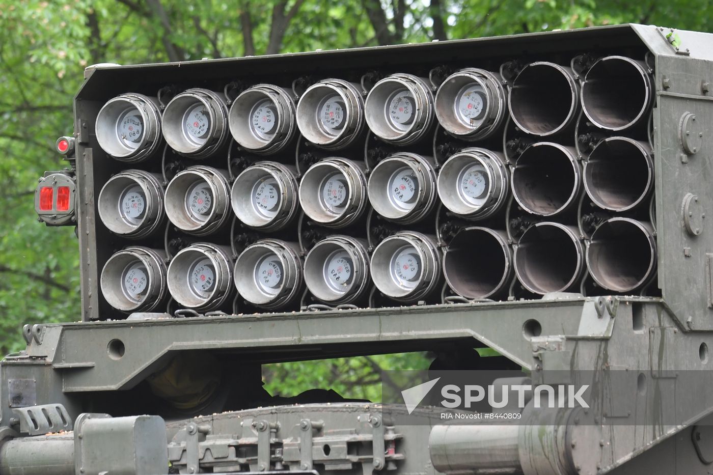 Russia Ukraine Military Operation Thermobaric Rocket Launcher