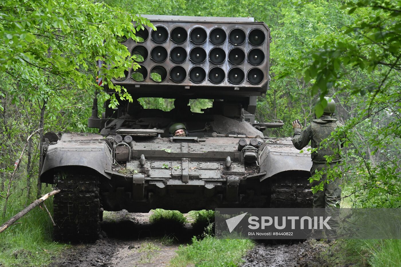 Russia Ukraine Military Operation Thermobaric Rocket Launcher