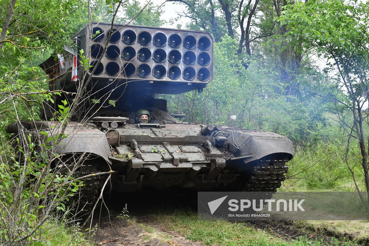 Russia Ukraine Military Operation Thermobaric Rocket Launcher