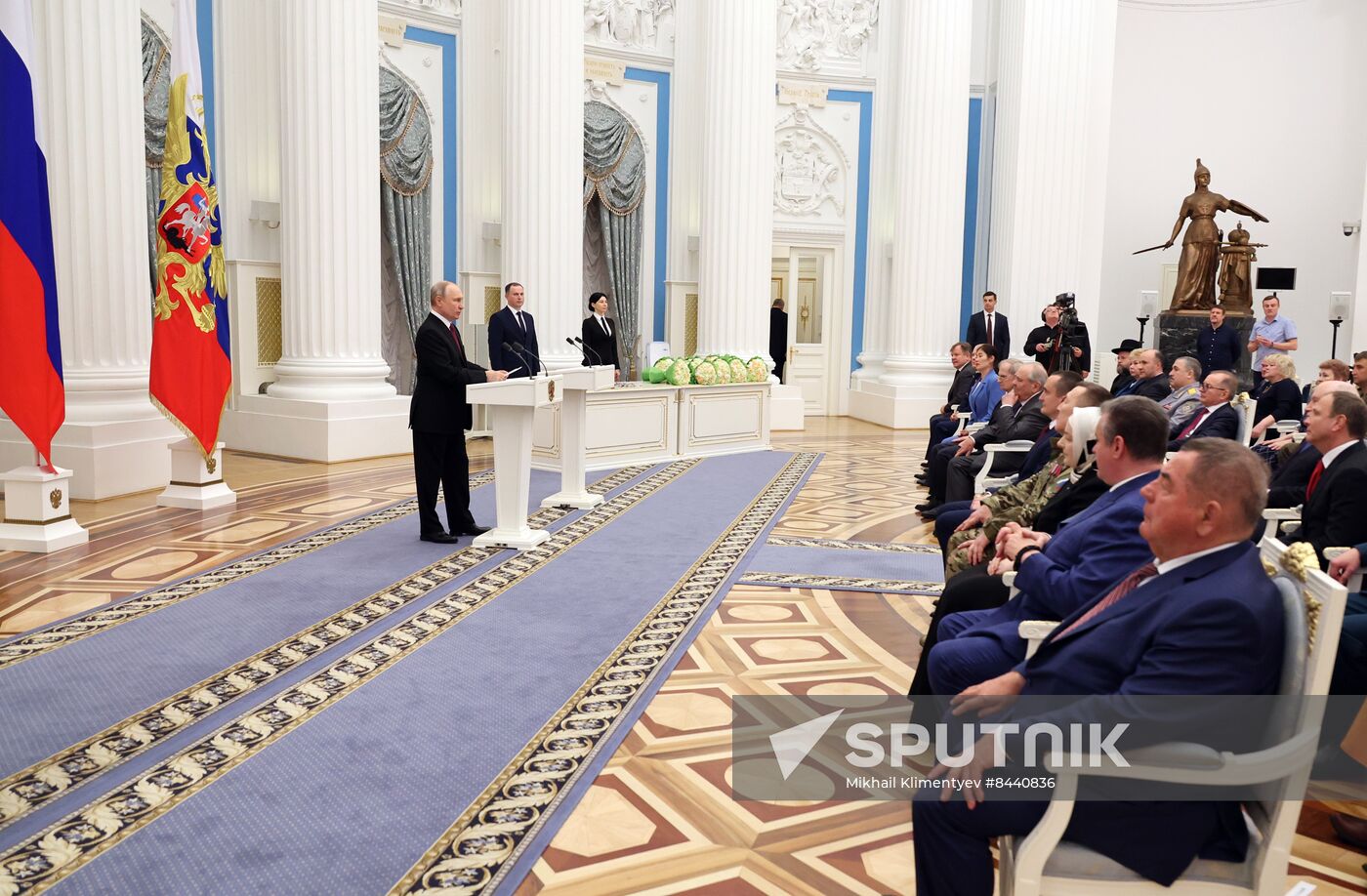 Russia Putin State Awards Presentation