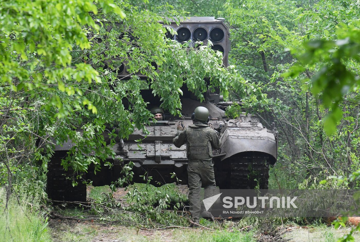 Russia Ukraine Military Operation Thermobaric Rocket Launcher